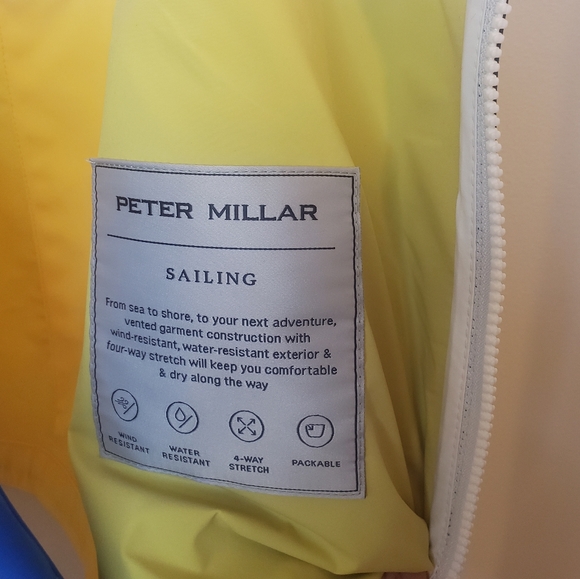 Peter Millar Sailing Vest in Nautilus Blue Multi Stripes Size 2XL - Picture 7 of 12